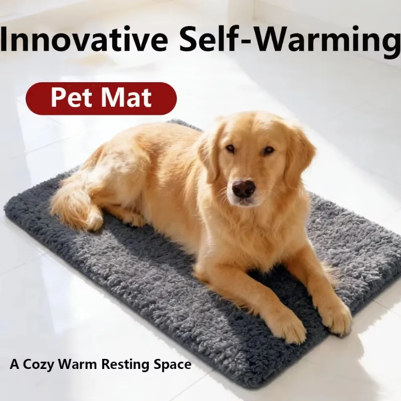 Pet Self-Heating Square Mat Dog Bed Winter Warming Pad Heat-Retaining Constant-Temperature Removable Washable Model B535 All