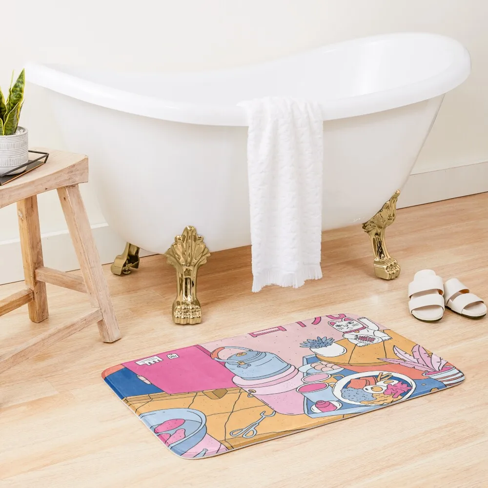 

MANEKI STREET FOOD Bath Mat Bath Rugs For Bathroom DoorFor The Door Bathroom Gadgets DoorEntrance Door Mat