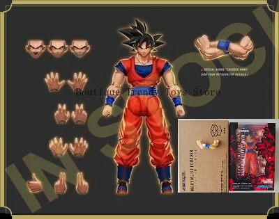 En stock Demoniacal Fit Son Goku Martialist Forever Evolve In Combat Action Figure Kit avec bonus spécial Dragon Ball Goku Model