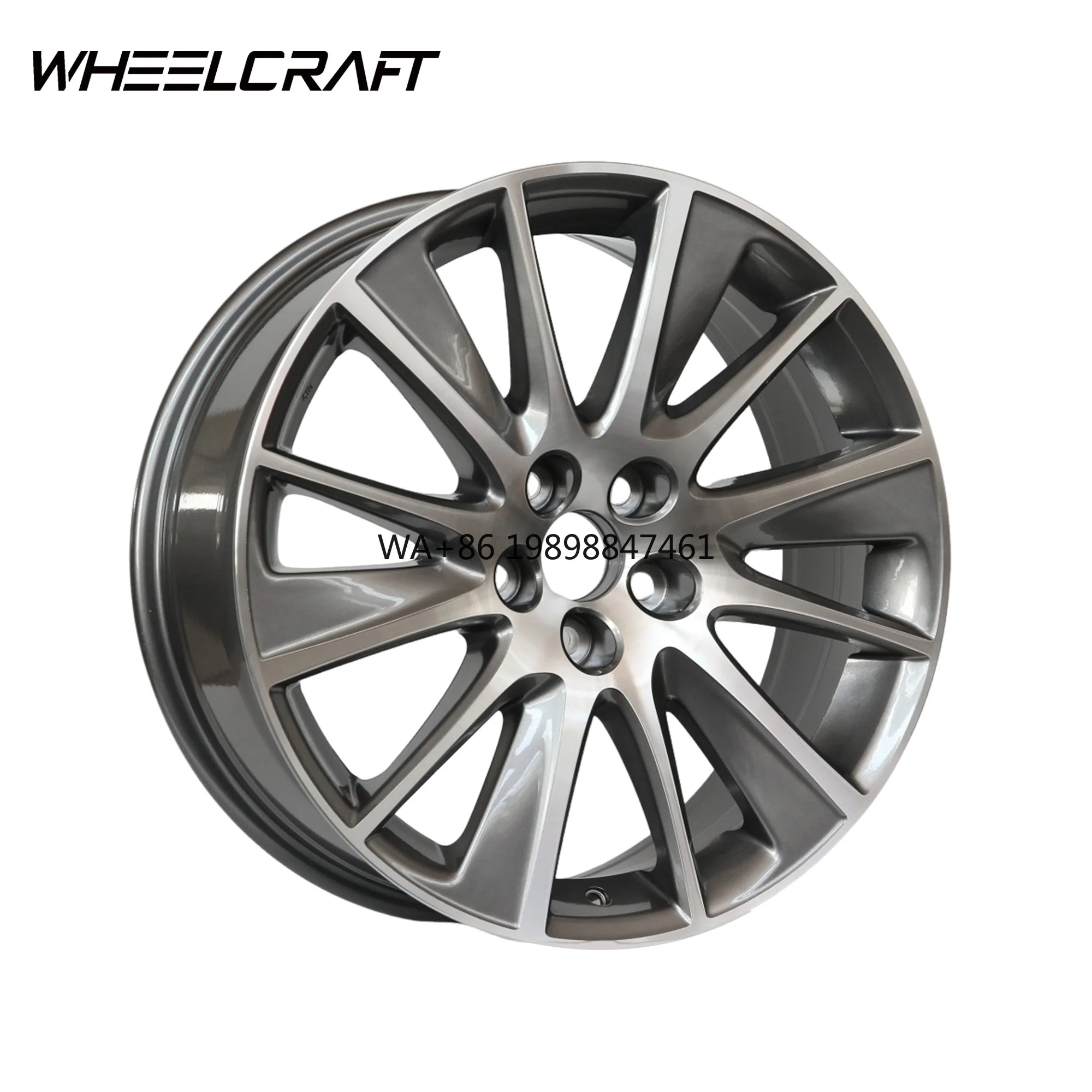 

Новое 19-дюймовое алюминиевое литое колесо с несколькими спицами Original Cast Wheel Hub для передних колес WHEELCRAFT HP532