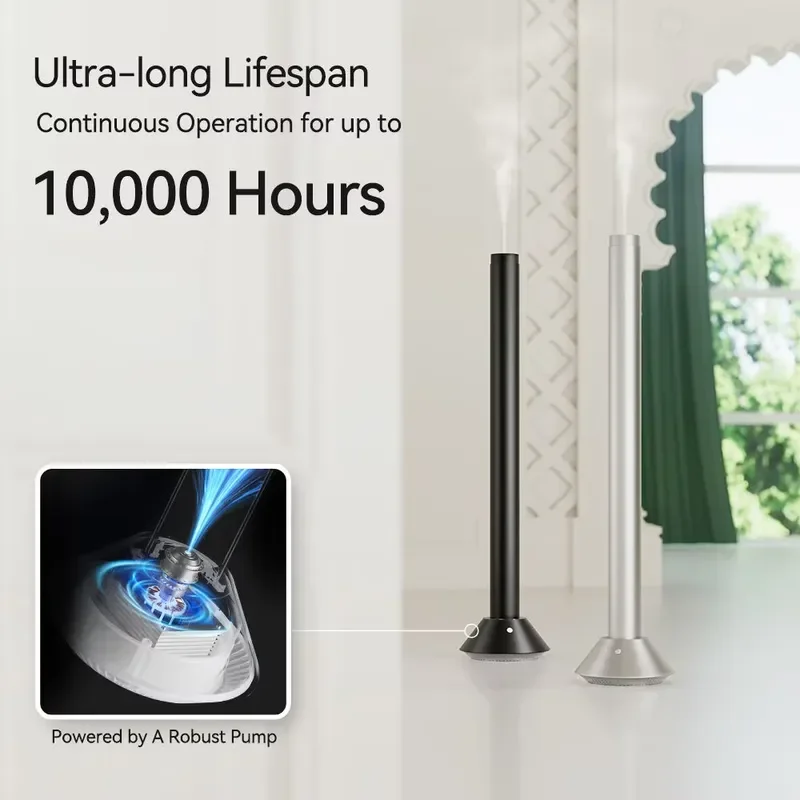 Professional Electric Hotel Household Air Purifying Aroma Diffuser Waterless Freestanding Towering Design App-Controlled 1