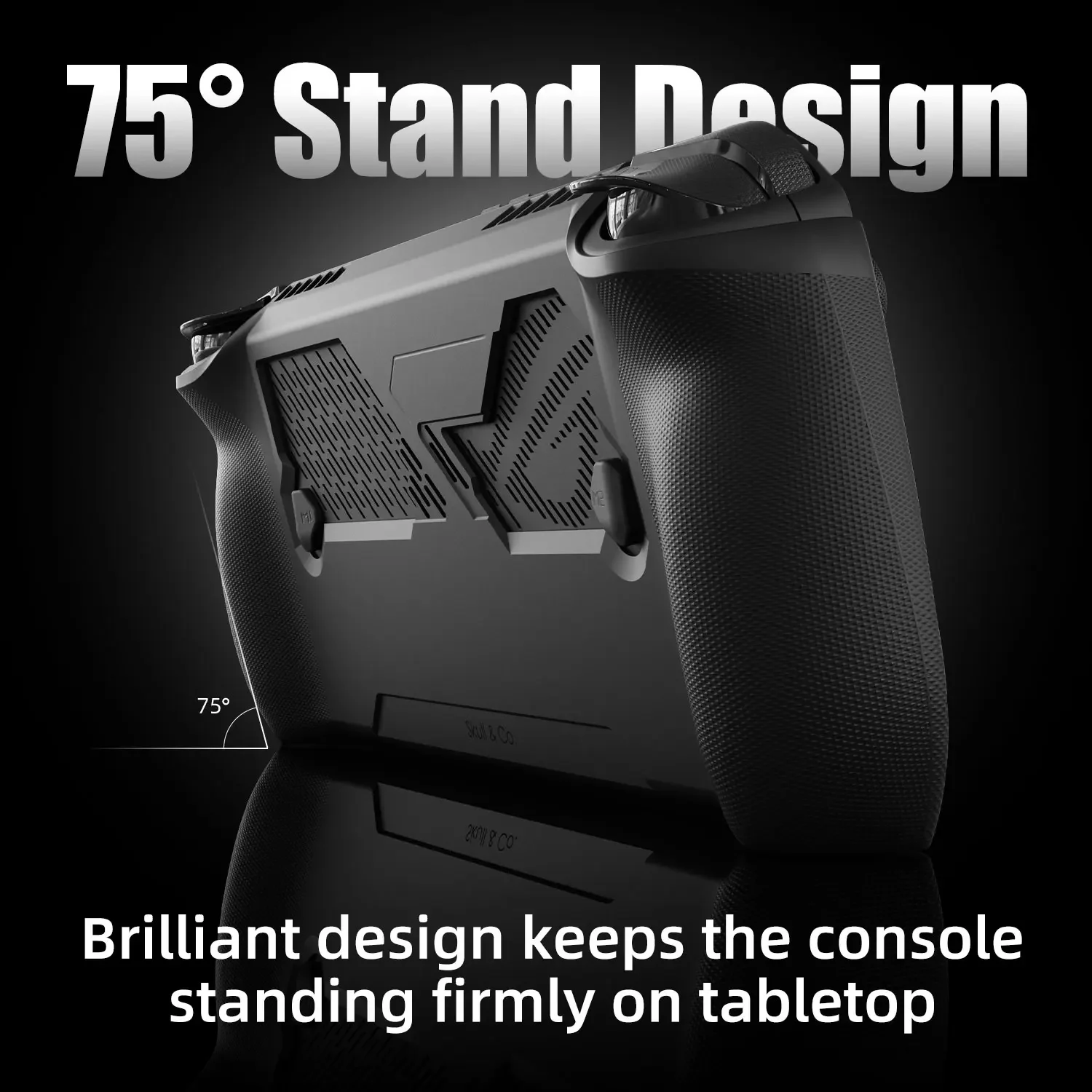 Skull & Co. GripCase Ally X Soft Protective Case Standable Cover Shell for ROG Ally X