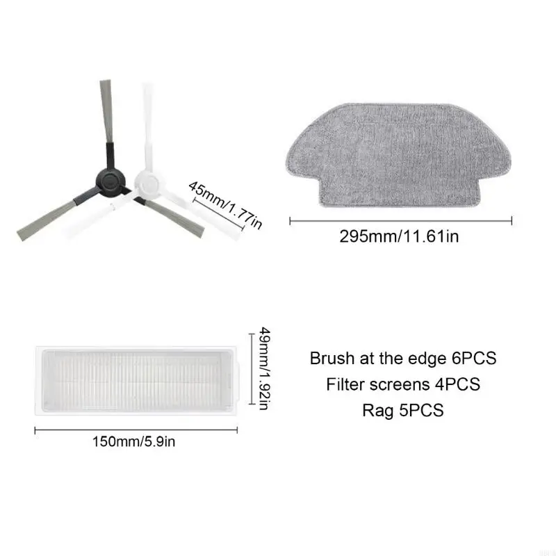 M6CB MOP PACOTO ASSURTOR ASSURTOR FILTO FILTO SUPLETAÇÃO SUBSTITUIÇÃO DO ROBOT ACESSORES ROBOT ACESSORES