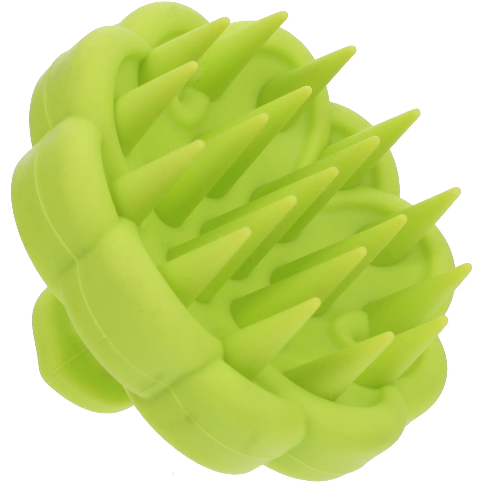 فرشاة تدليك فروة الرأس أداة غسيل الشعر المحمولة للتنظيف العميق والتقشير والشامبو المصنوع من السيليكون المقاوم للاهتراء