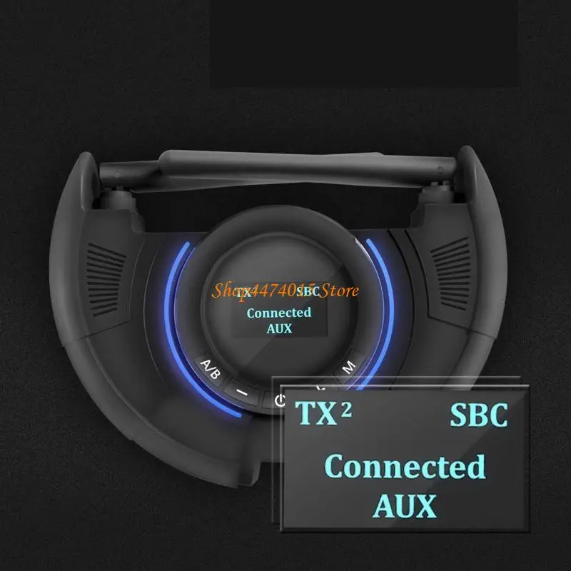 K1AA Bluetooth5.0-compatible Music Receiver Transmitter Hands-free Call Aux Adapter