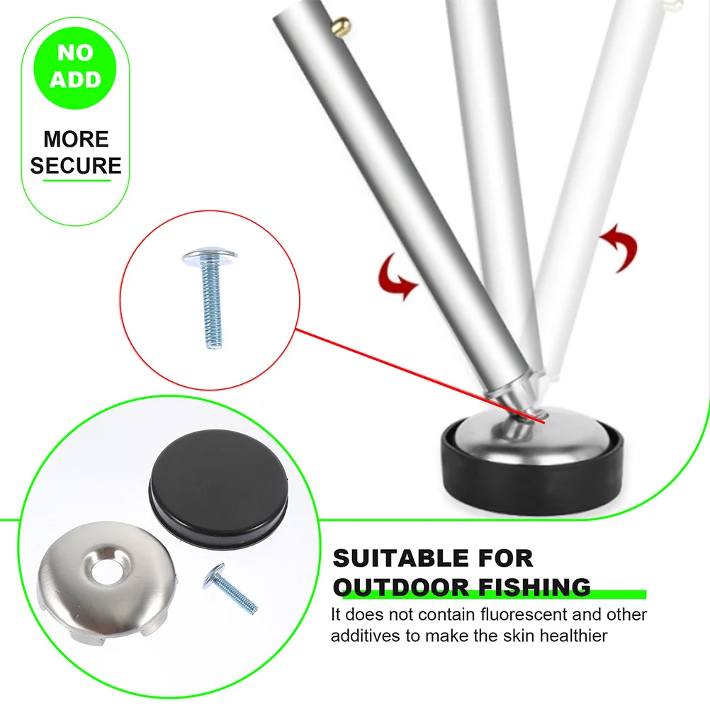 

1Set Outdoor Fishing Chair Foot Claws Cover Sturdy Protective Non-Slip Chair Leg Cover Practical Fishing Accessory