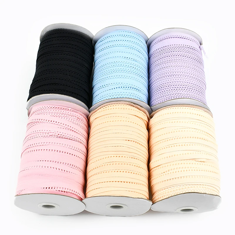 2-20Meters 10mm Colored Elastic Band for Clothes Underwear Strap Stretch Rubber Ribbon Tape Lace Webbing DIY Sewing Accessories view 3