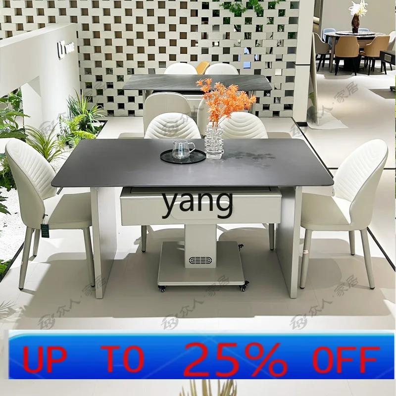 

LMM with heating modern solid wood mahjong table dining table dual-purpose automatic mahjong machine integrated