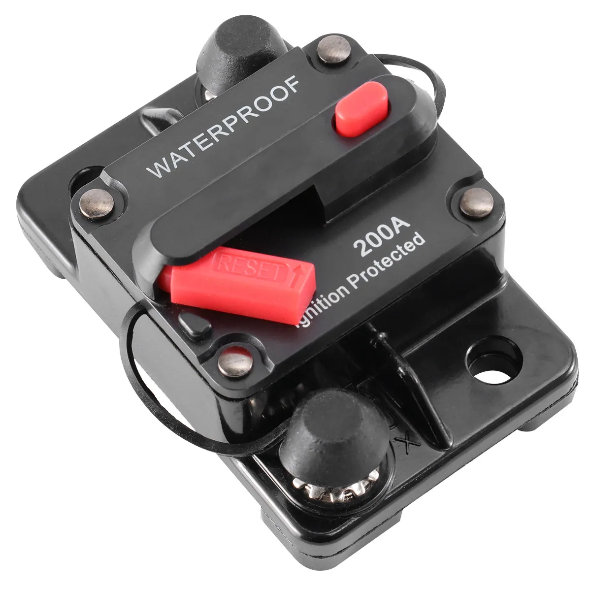 200A High Sensitivity Manual Reset Dual Stud Circuit Breaker for Ships Electrical Appliances Protection Switchable High Current