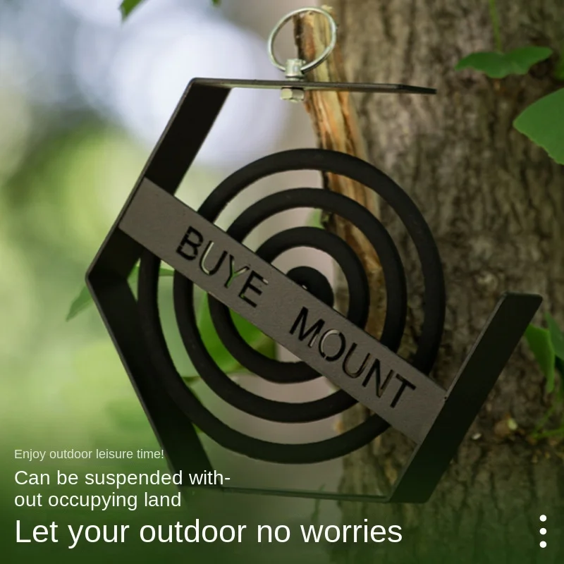 Outdoor Mosquito Coil Tray Camping Tools Tourist Hiking Mosquito Coil Holder Camping Supplies Hanging Mosquito Coil Holder