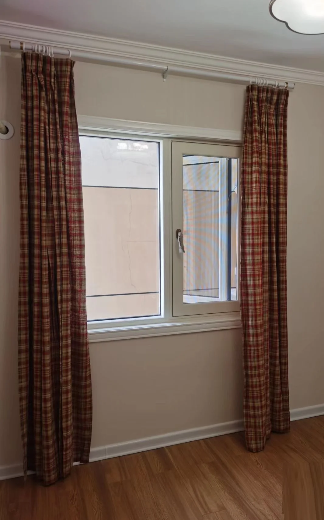 ستائر كلاسيكية منقوشة خفيفة قابلة للتركيب، 100% قطن كتان، شبكة بريطانية، غرفة المعيشة، ستارة غرفة النوم، ستائر النوافذ الرعوية