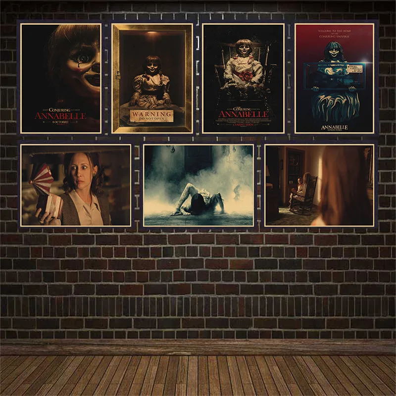 The Conjuring الفيلم الكلاسيكي فيلم التلفزيون ريترو خمر كرافت ورقة المشارك اللوحة ورق حائط ديكور المنزل هدية