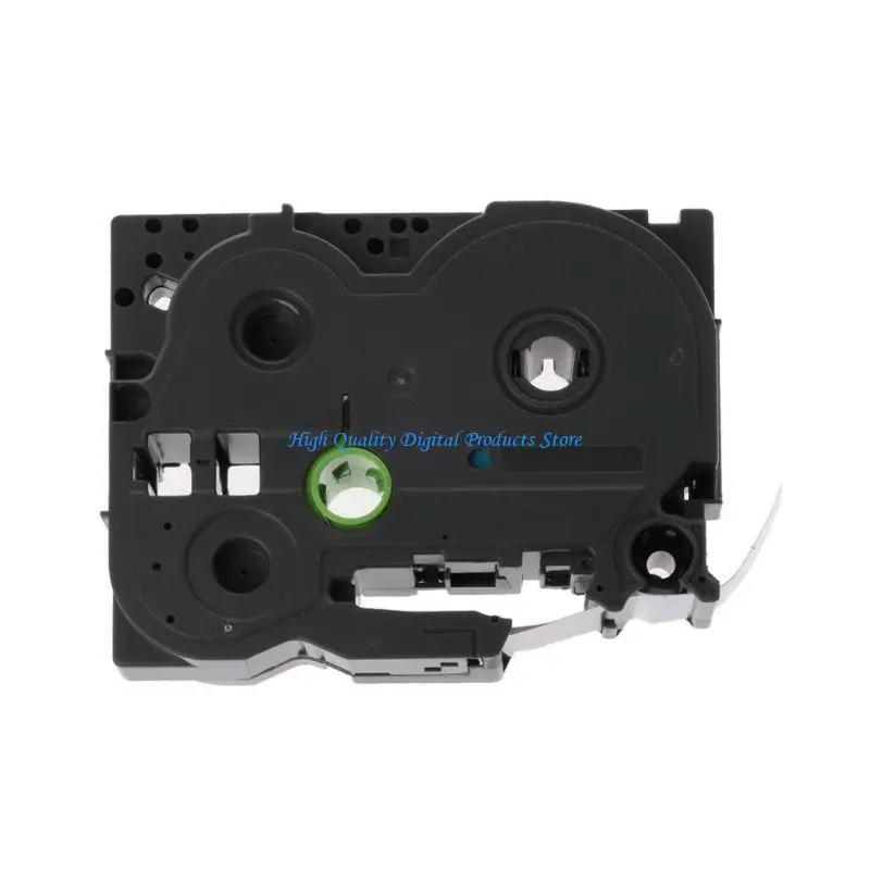 U2JE Black on White Label Tape for Brother Tape tze-241 tz-241 18mm/0.7''