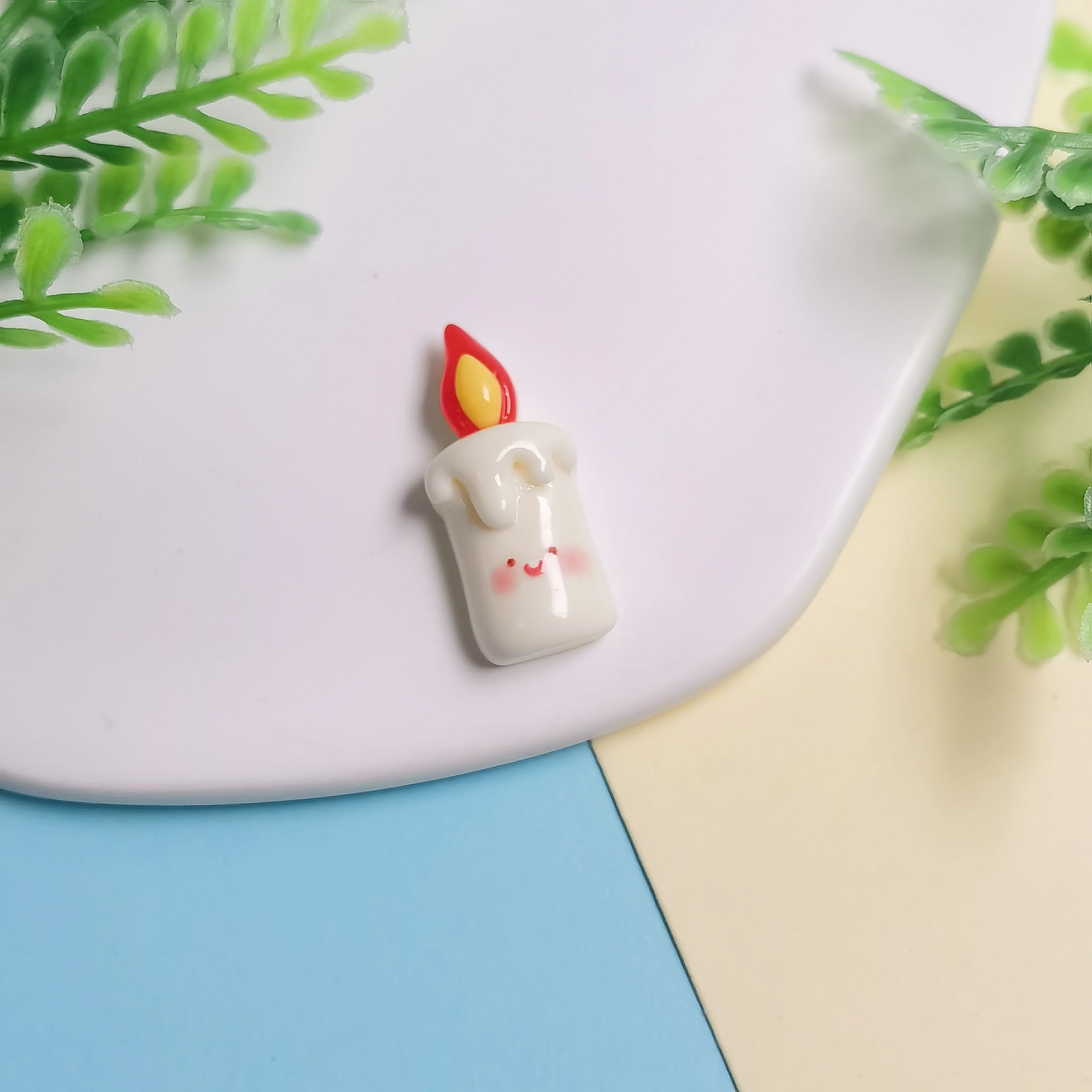 3D-кабошоны из смолы с мультяшными животными (медведь, кролик), девочками и мальчиками, а также пончиками и свечами, для декора скрапбукинга и украшения тортов на день рождения