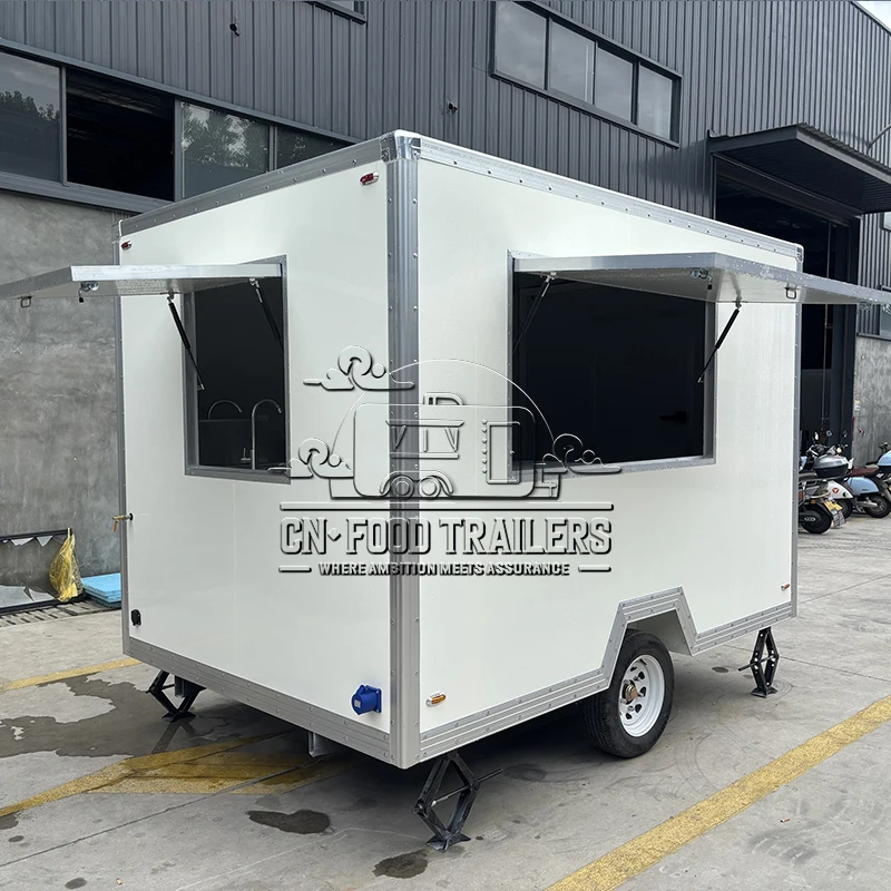 Remolque de comida CN, remolque de comida para mercado de EE. UU., cocina móvil totalmente equipada para café y venta de concesión de comida rápida