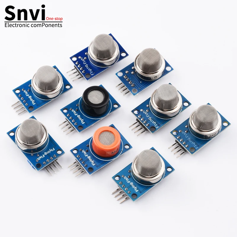 MQ2 MQ3 MQ4 MQ5 MQ-6 MQ-7 MQ-8 MQ-9 MQ-135 Detection Smoke Methane Iiquefied Gas Sensor Module for Arduino Starter DIY Kit