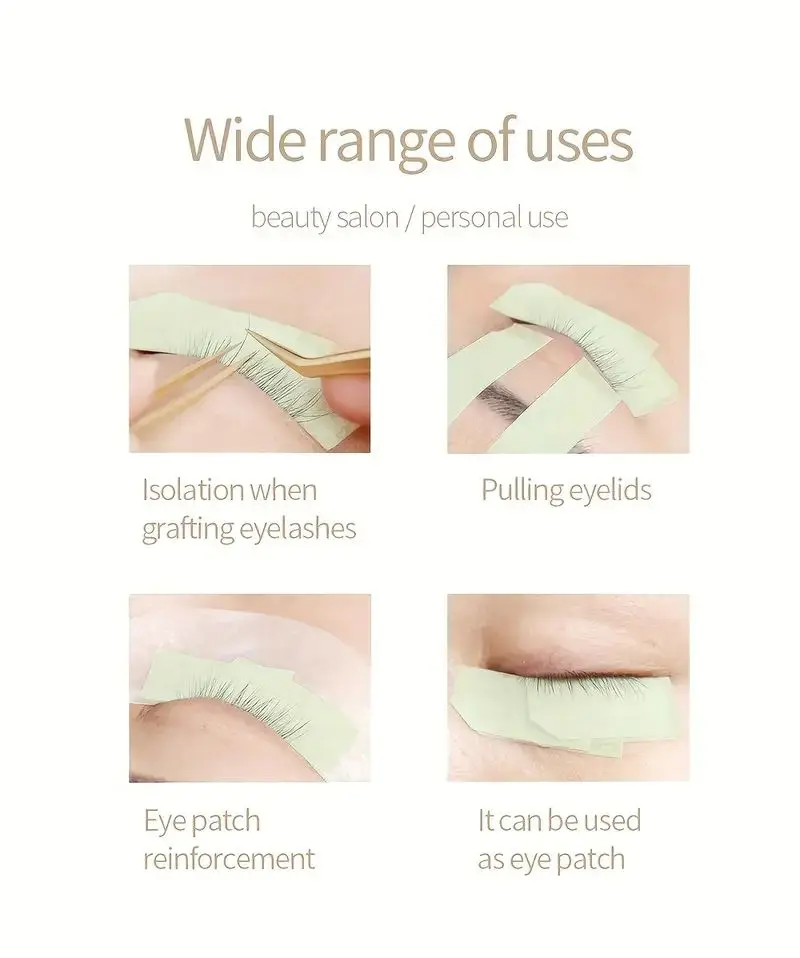 1/3Rolls Eyelash Tape, Adhesive Fabric Lash Tapes For Eyelash Extension, Breathable Micropore Fabric Medical Tape