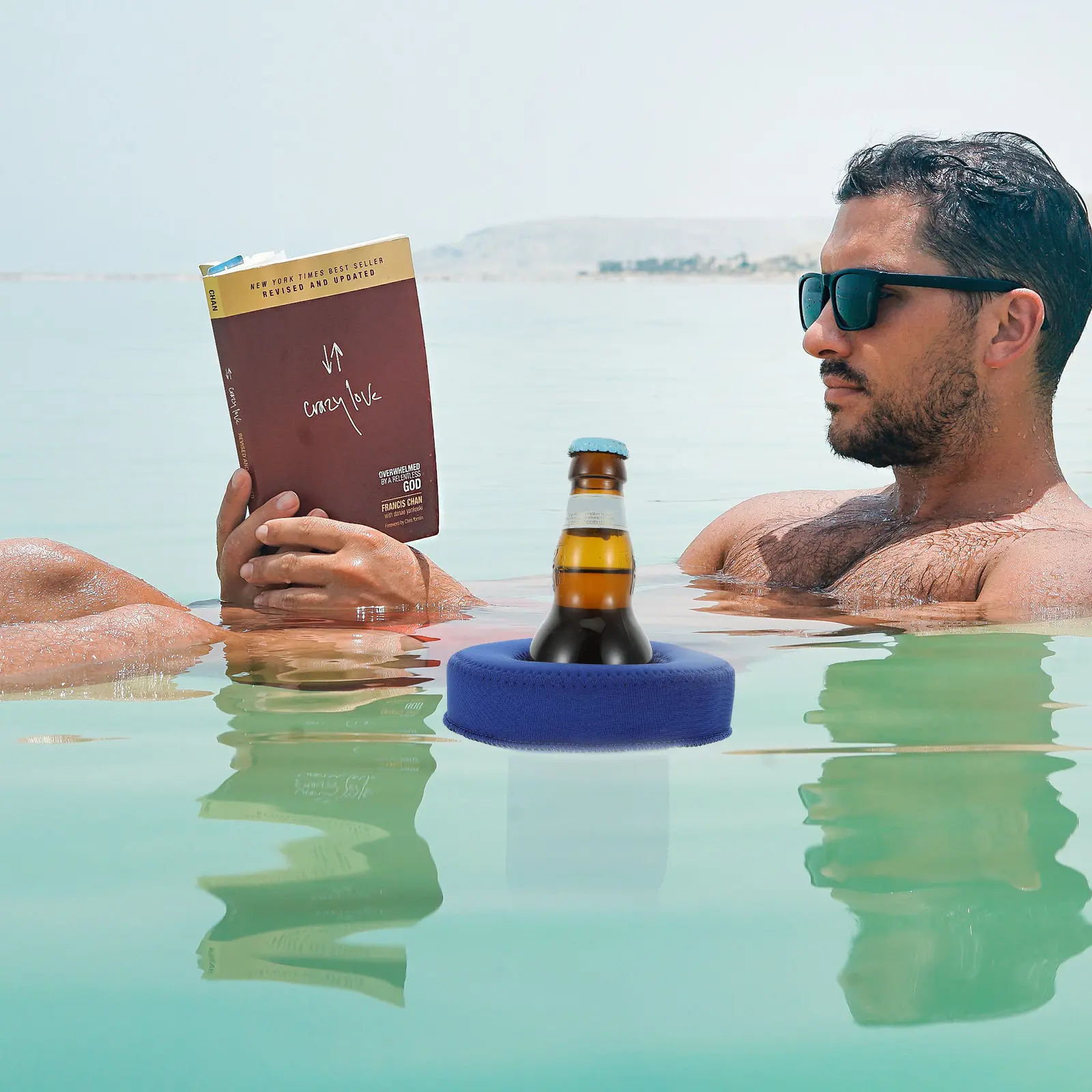 1Set Neoprene Floating Drink Holder Fits Standard Cans Bottles Pool Beach Lake River Spa Floating Drink Holders Pool Cup Holder
