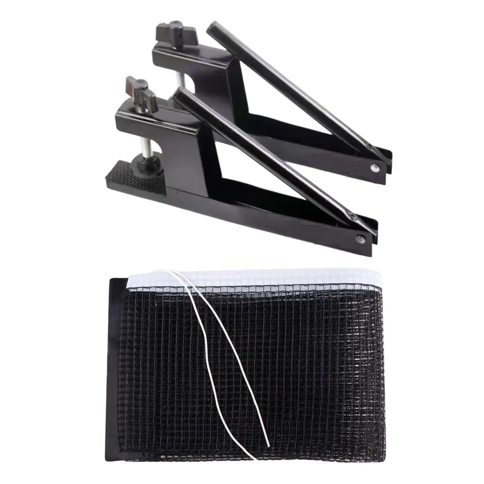 

Table Tennis Net and Posts Set, Replacement Easy Set up Practice Mesh Pingpong