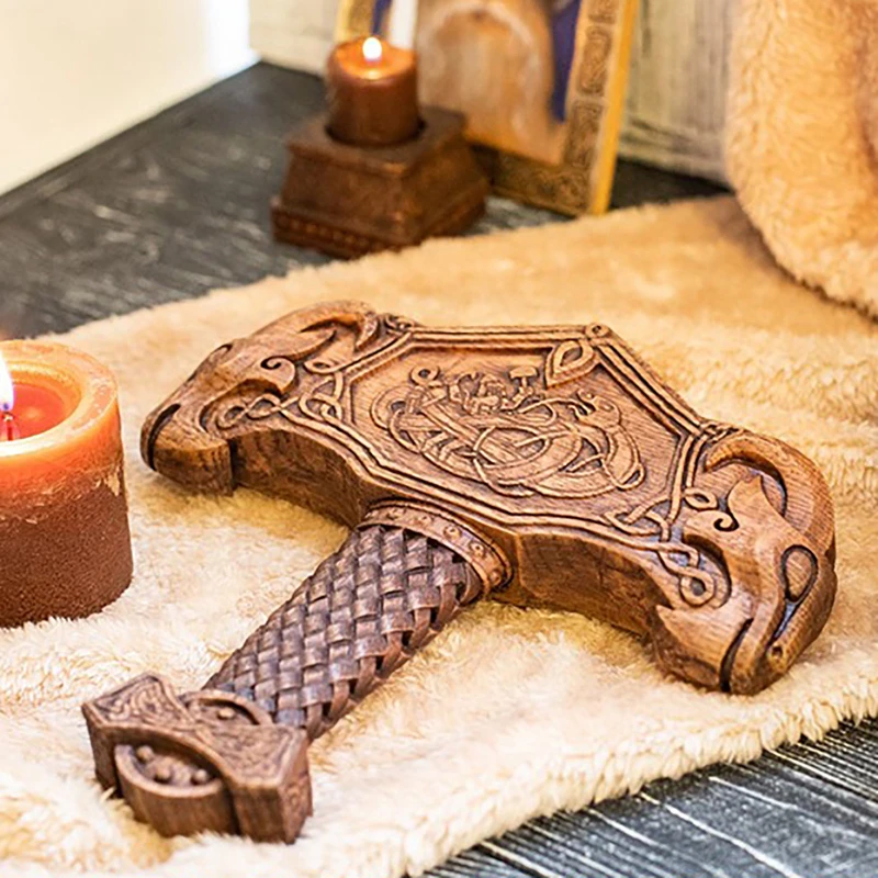 

Norse Gods Resin Figurines Sculpture - Creative Desktop Miniatures Nordic Pantheon Family Decoration Craft