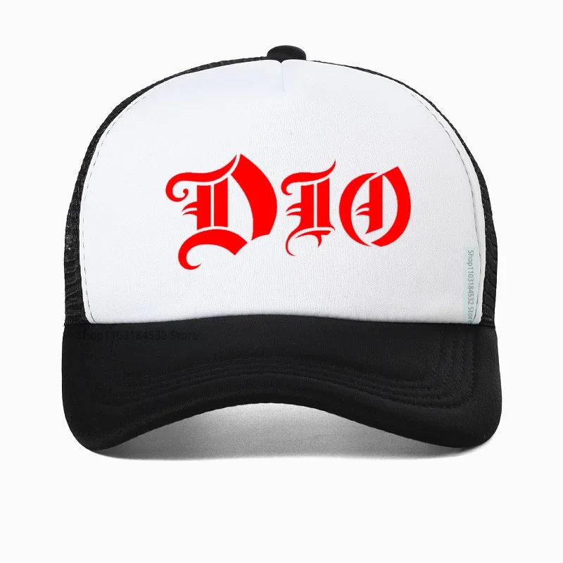 

Dio.Band Essential men hat Heavy Metal Band Ronnie James Dio Hipster Casual Baseball Cap Summer Adjustable Mesh Breathable hats