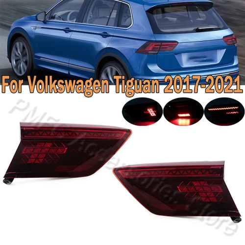 Luz interior del parachoques trasero, luz de señal de giro, luz de freno, lámpara trasera 5NN945093 5NN945094 para VW Tiguan 2017 2018 2019 2020 2021