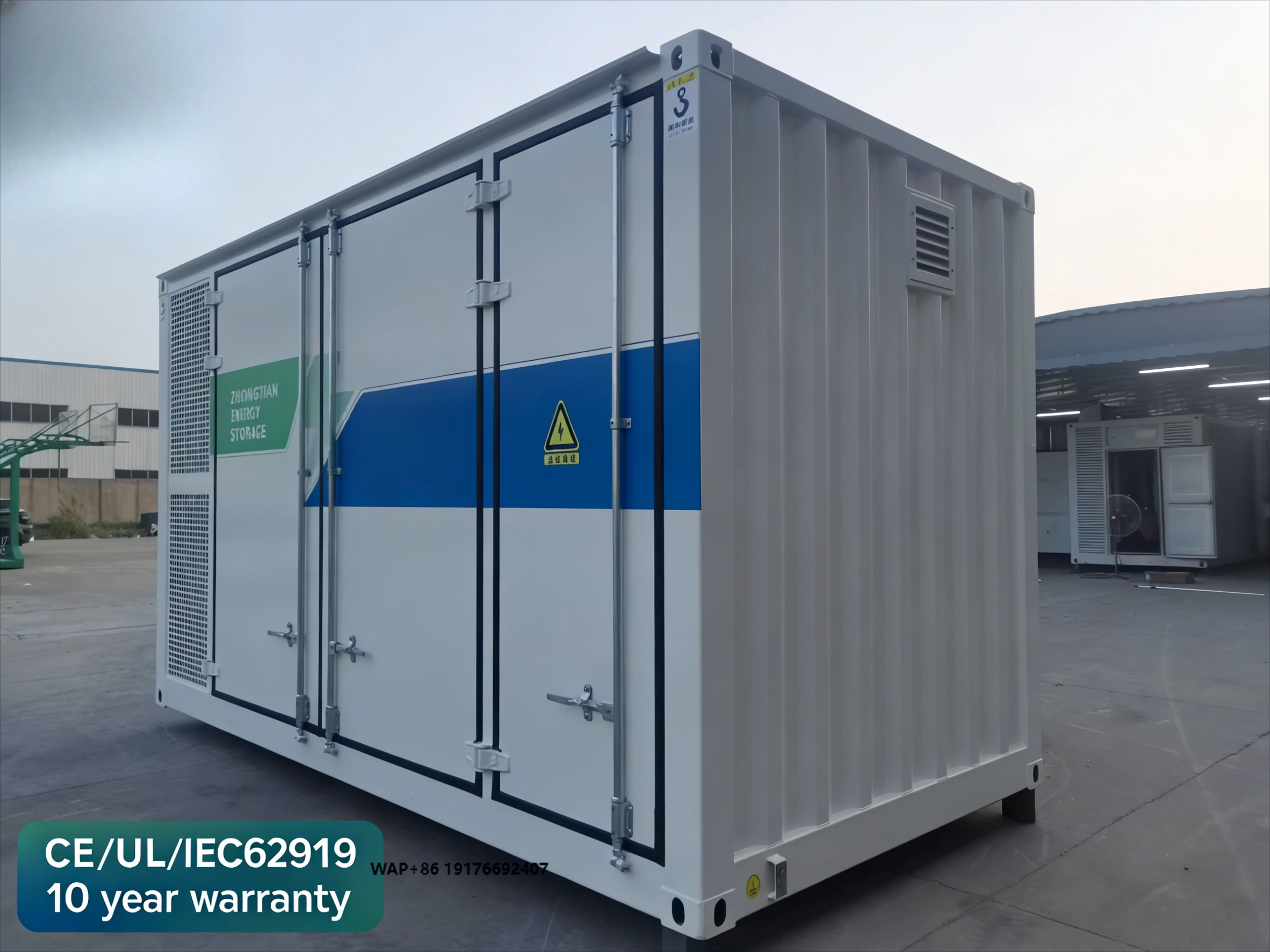 Industrial & Commercial Solar System Battery Energy Storage Container LifePO4 100kwh 150kwh 200kwh Outdoor Battery Container
