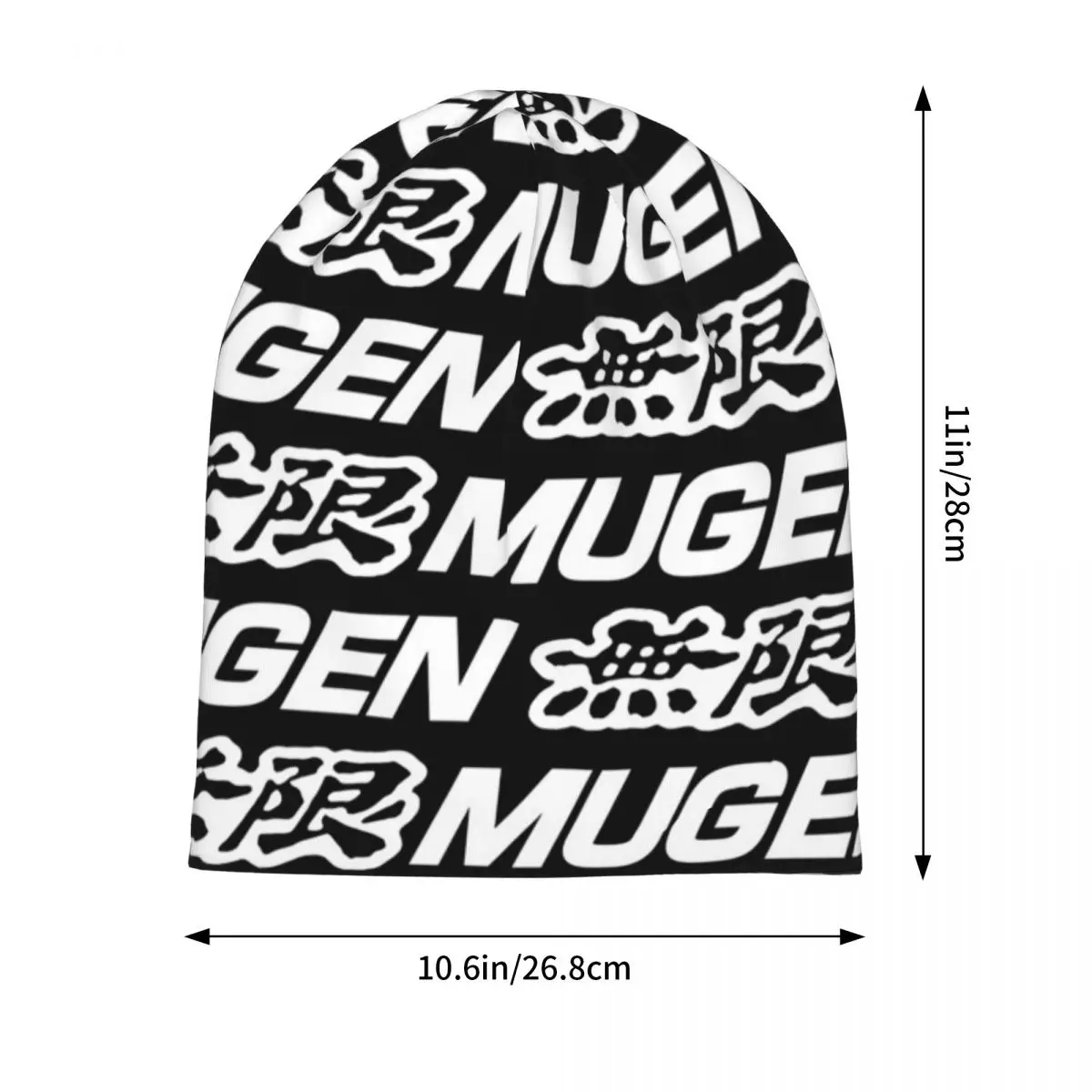Mugen Power Warm Knitted Cap Fashion Bonnet Hat Autumn Winter Outdoor Beanies Hats for Men Women Adult
