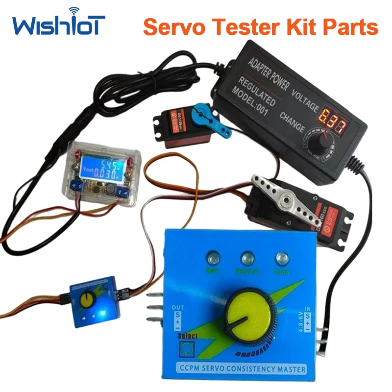 Simple Servo Tester CCPM Consistency Master Checker 3 Mode Controller Indicator for RC Car Airplane Boat ESC Motor DIY