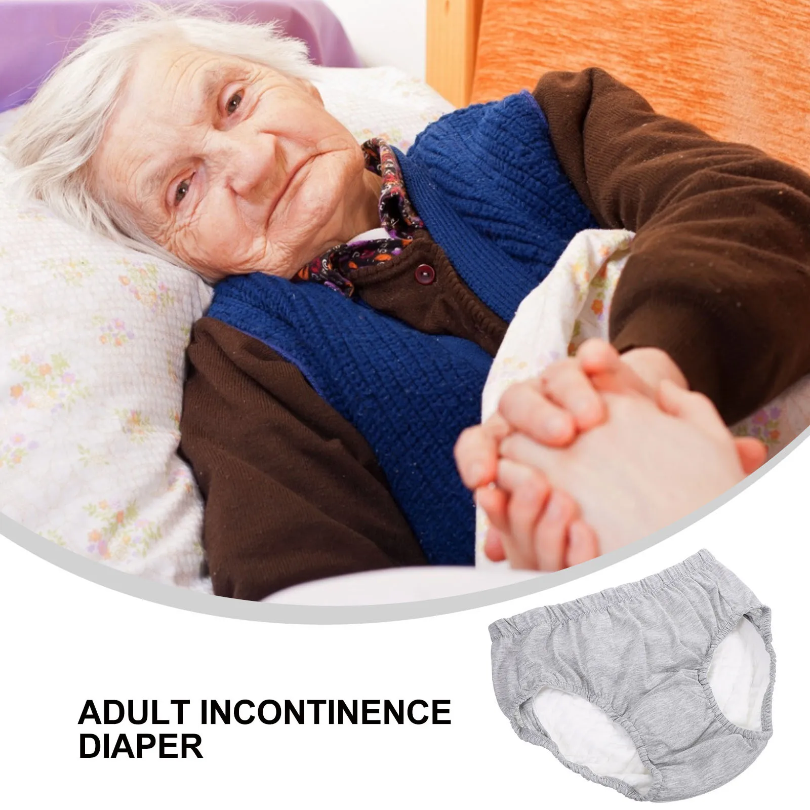 

Anti Urine Nursing Pants High Absorption LL Size Washable Reusable Cotton Diapers Adult Waterproof