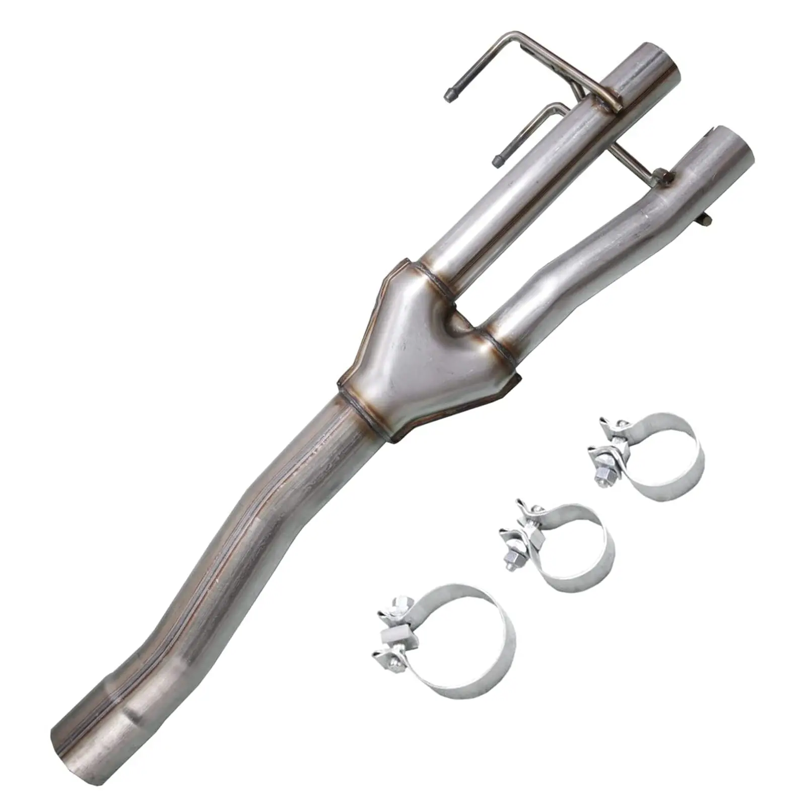 

Performance Stainless Steel 2-Chamber Y-Pipe Muffler Assembly With 3 Inch Inlet And 2.25 Inch Outlet For Ram 1500 2009–2018