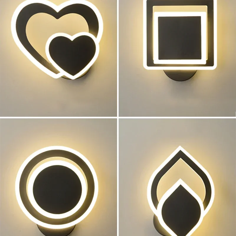 

Modern LED Wall Lamp Bedroom Bedside Wall Sconce for Living Room Sofa TV Hotel Table Home Decor Indoor Lighting Fixture Lustre