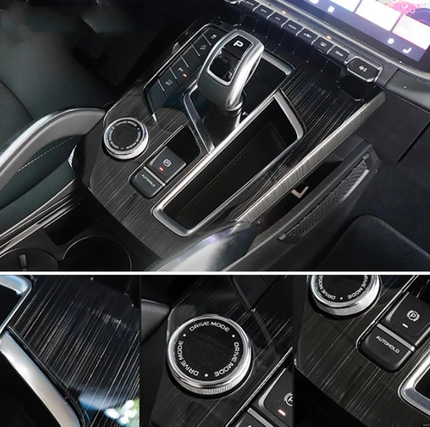For Geely Atlas Pro Azkarra Boyue Emgrand X7 Sport 2020-2022 Interior Mouldings Transmission Shift Stalls Gear Frame Cover Trim