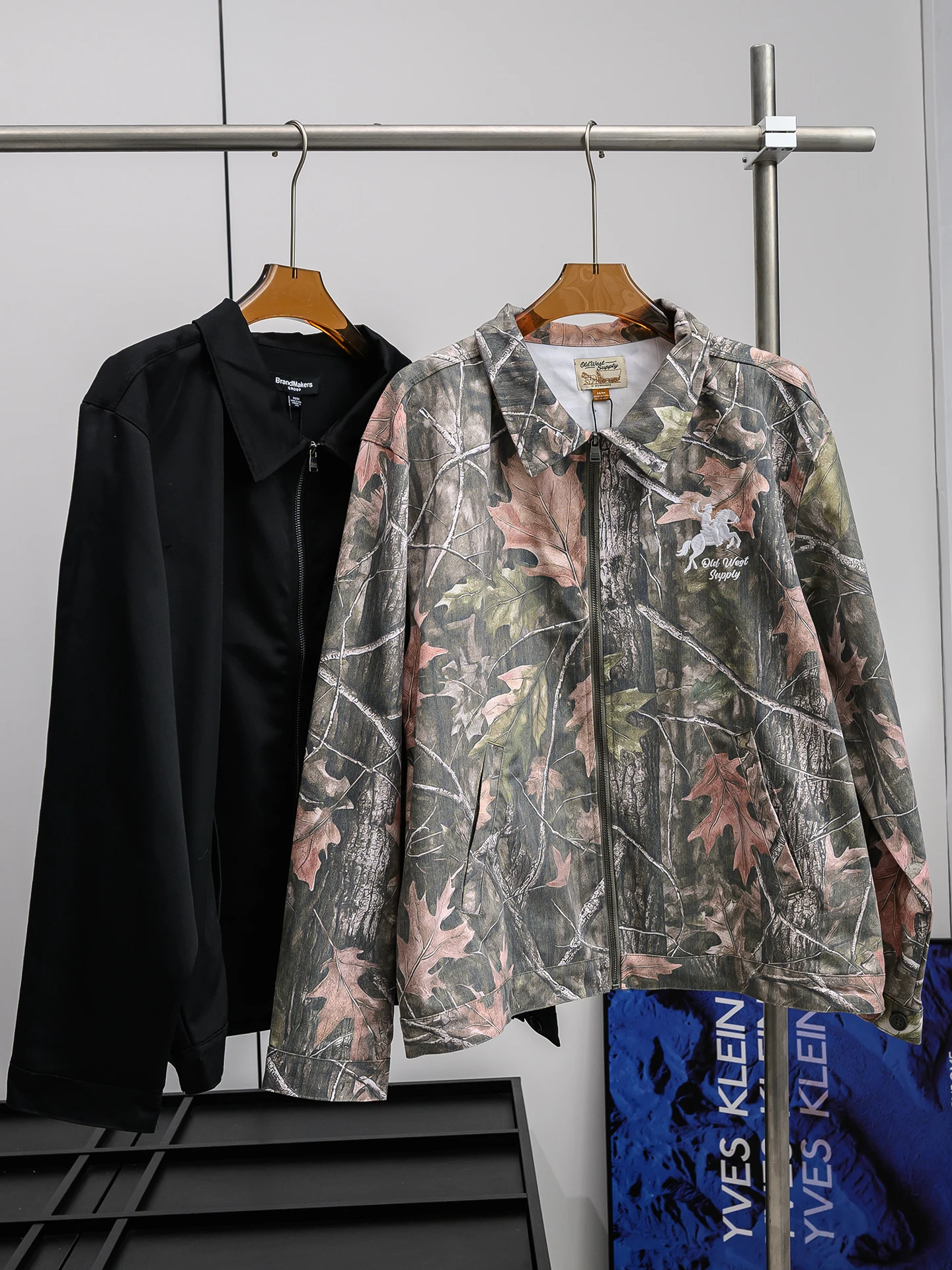 

American Style Hardman Bionic Camouflage Spring Men's Handsome Heavyweight Embroidered Workwear Jacket Casual Long Sleeve Zipper
