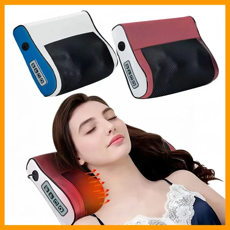 

Многофункциональный массажер для шеи и плеч, бытовой инструмент для разминания шеи и спины с 6-регулируемым функцией массажа горячего компресса