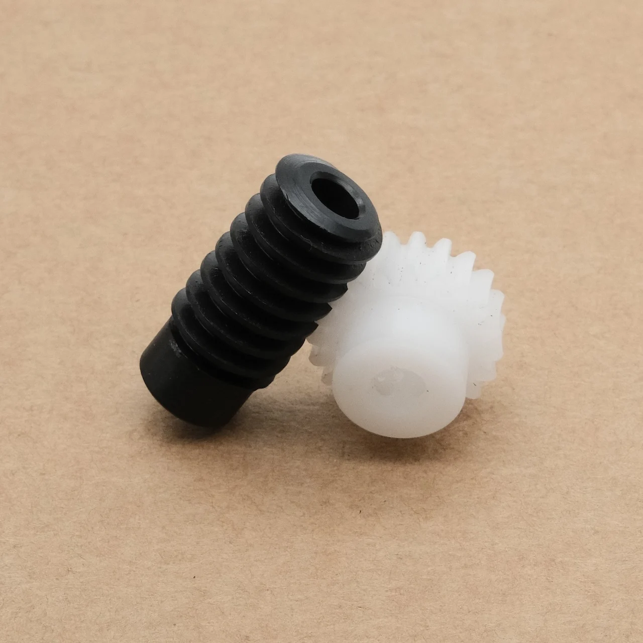 Precision Machinery Automotive Components 1 Ratio 20-50 Teeth 0.8M Automation Robot Coffee Machine Window POM Wheel Worm Gear