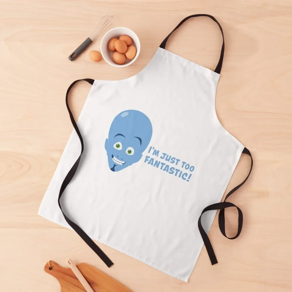 Megamind | I'm Just Too Fantastic! Apron Kitchen Supplies Idea Goods women's kitchens For Man Custom Apron