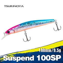 TSURINOYA Suspending Minnow New Fishing Lure DW70 100SP 9.5g Artificial Bait Swimbait Wobbler Hard Lure Pike Bass Crankbait