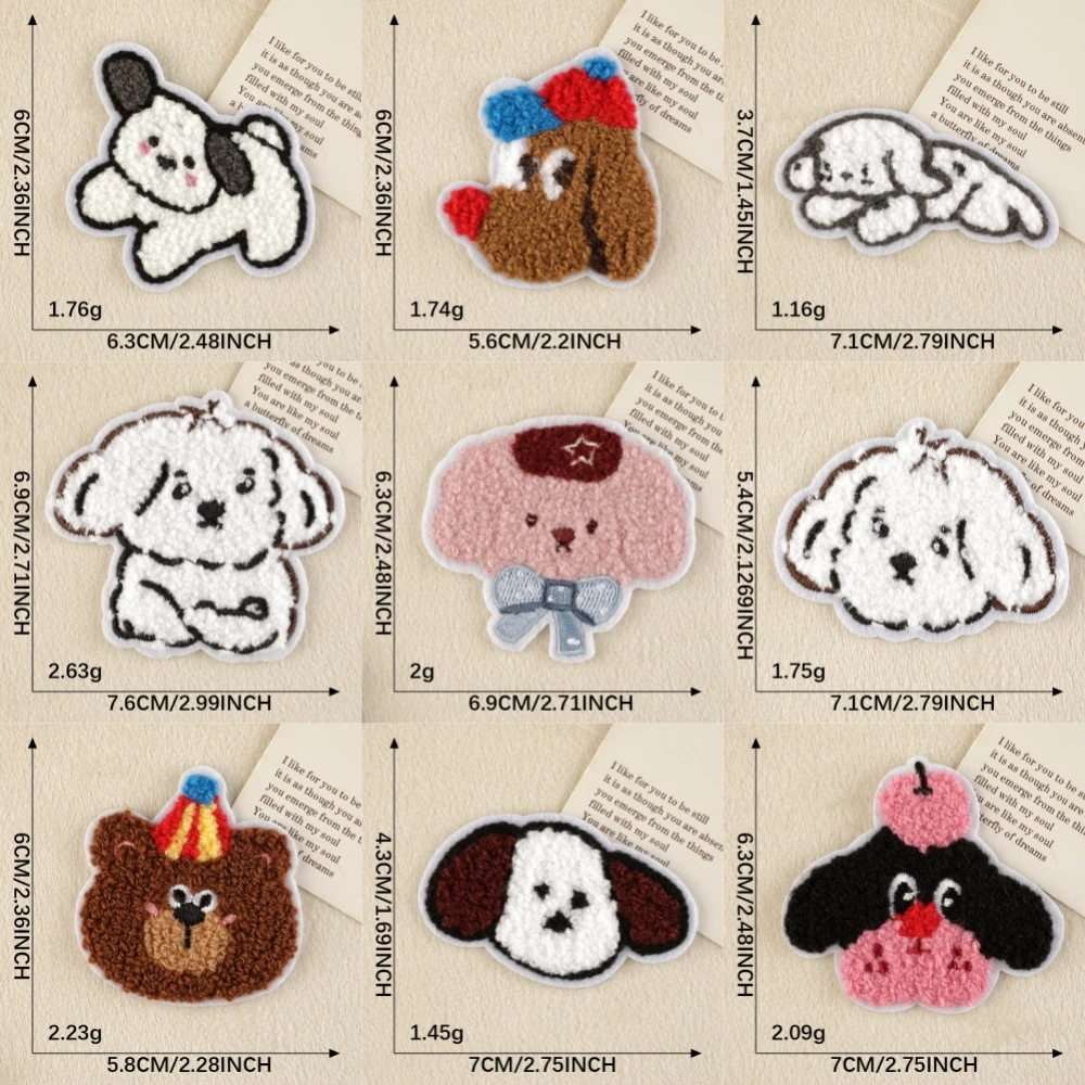 

Hot Melt- adhesive Computer-Embroidery Patches DIY Cute Cartoon Badges Clothing Accessories Decoration