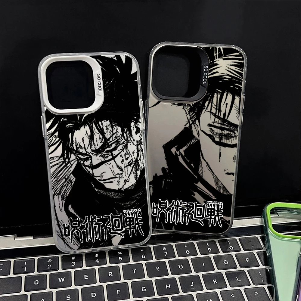 Jujutsu Kaisen Choso Anime For Apple iPhone 15 14 13 12 11 X XS XR 8 7 Pro Max Plus Matte Colored Silver Phone Case