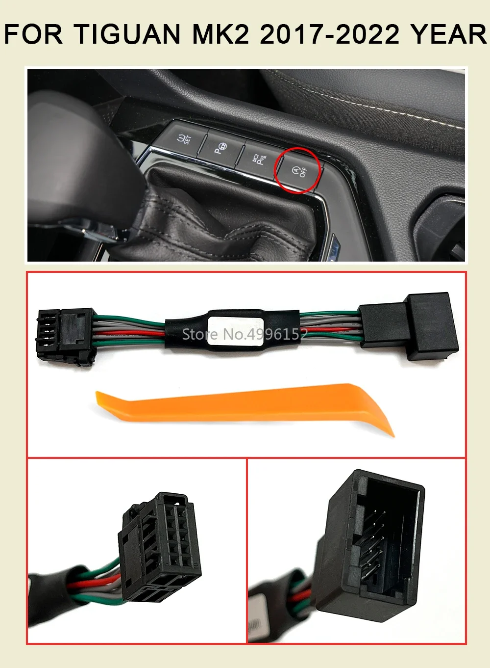 Auto Start Stop Canceller for VW Volkswagen Tiguan MK1 MK2 2013-2023 Car  Stop Start Engine Eliminator Device Disable Cable