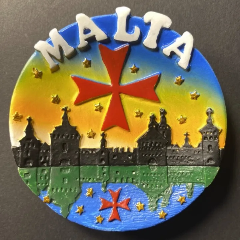 Malta Fridge Stickers Travelling Souvenirs Home Decoration Birthday Wedding Christmas Gifts Fridge Stickers