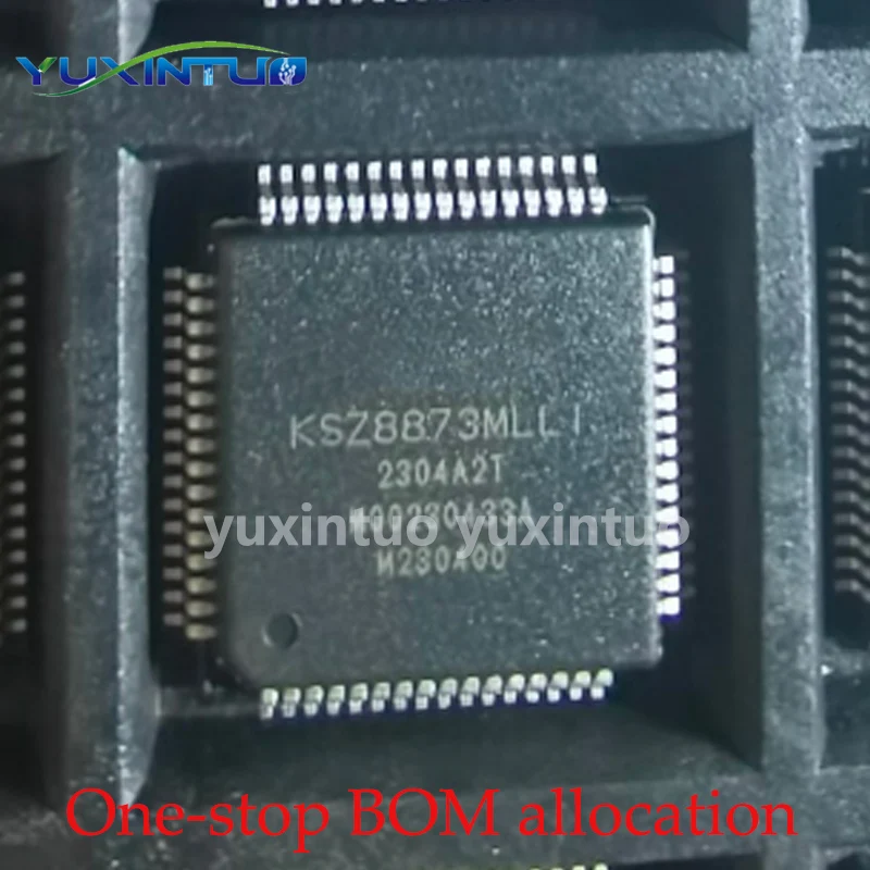 

KSZ8873MLLI LQFP64 3-Port 10/100 Managed Ethernet Switch with Fiber Support