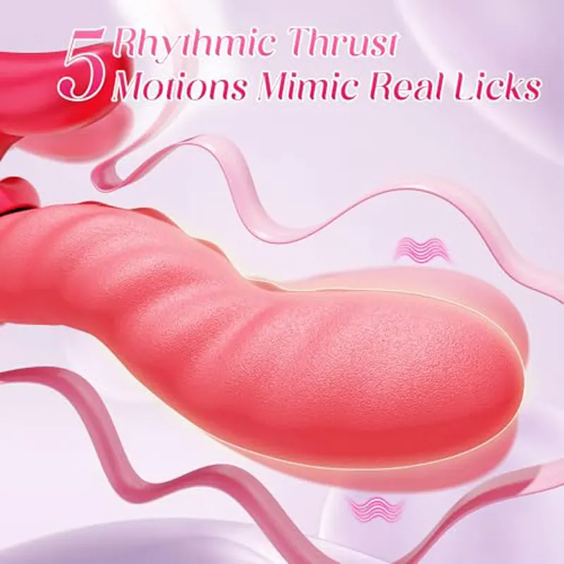 Vibrador vibrador de impulso de onda 2 em 1 para mulheres língua dedo pressionando estimulação brinquedos sexuais masturbador feminino com display led