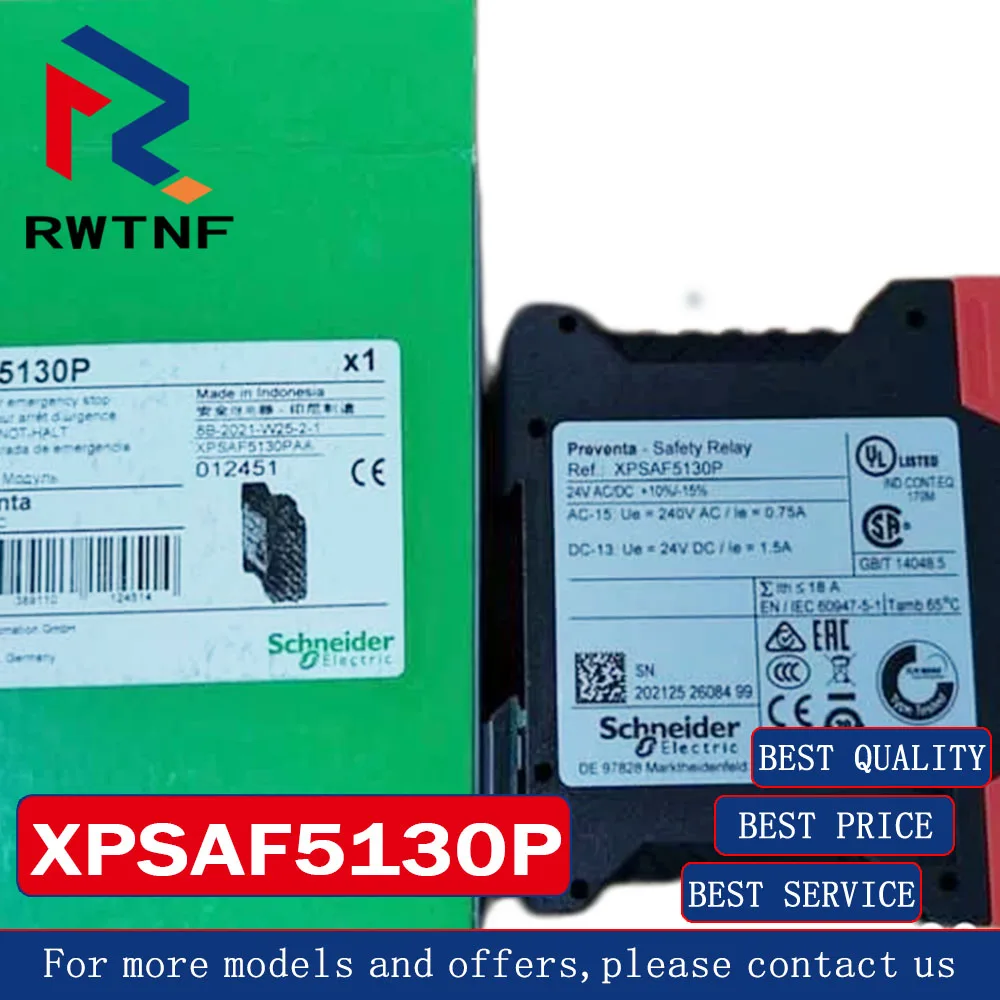 Brand New Genuine XPSAF5130P Schneider Safety relay , 100% original warehouse stock