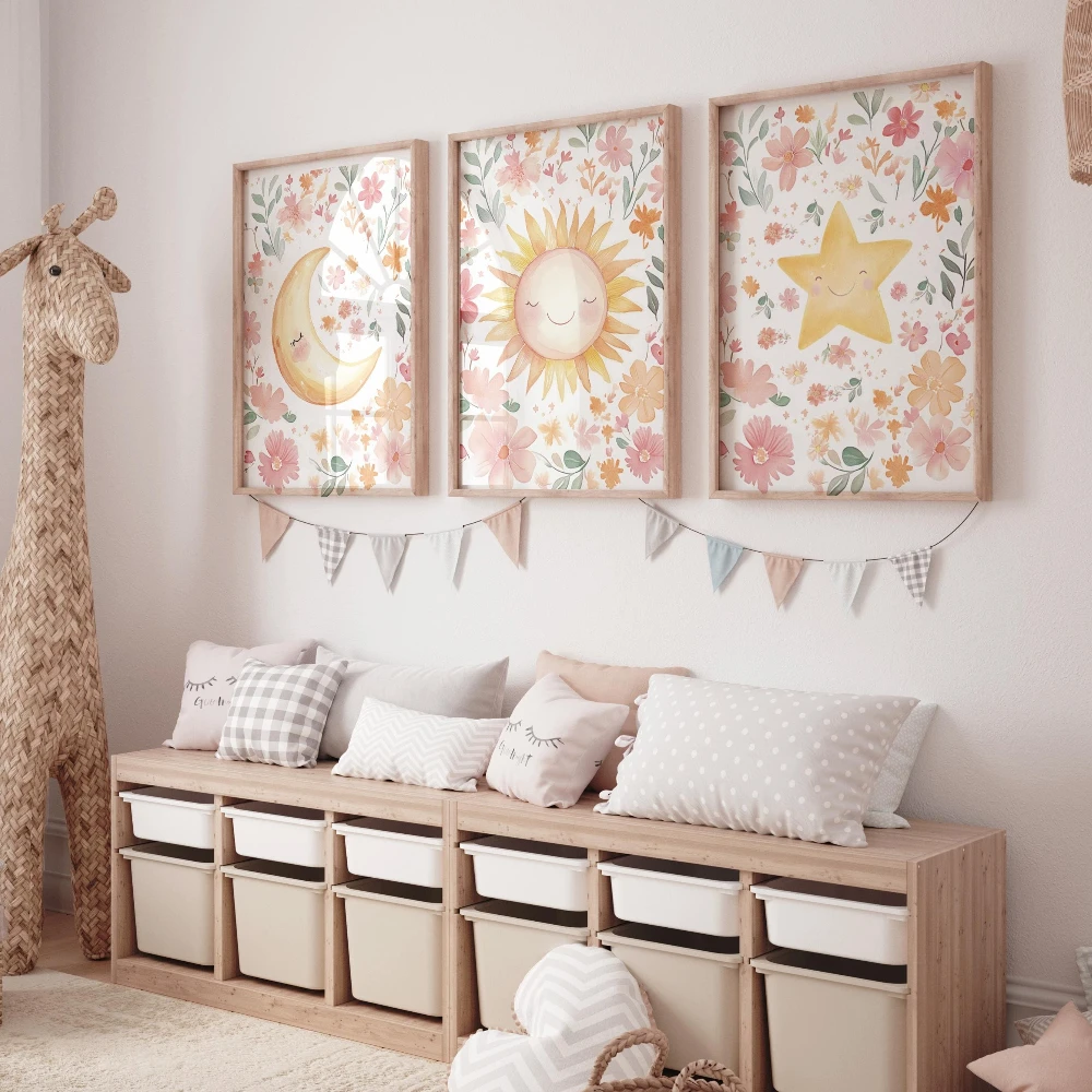 Frameloze canvas schilderij 3- - Baby Nursery Frames recensie en prijs