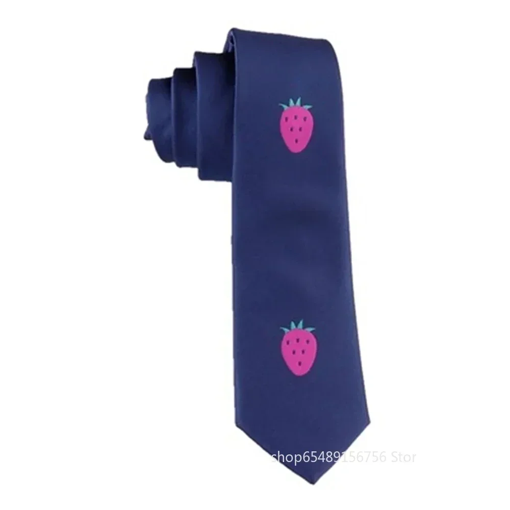 Anime JoJo's Bizarre Adventure Fugo Pannacotta Kira Neck Tie Small Strawberry Cosplay Costumes Christmas Props Halloween Gifts