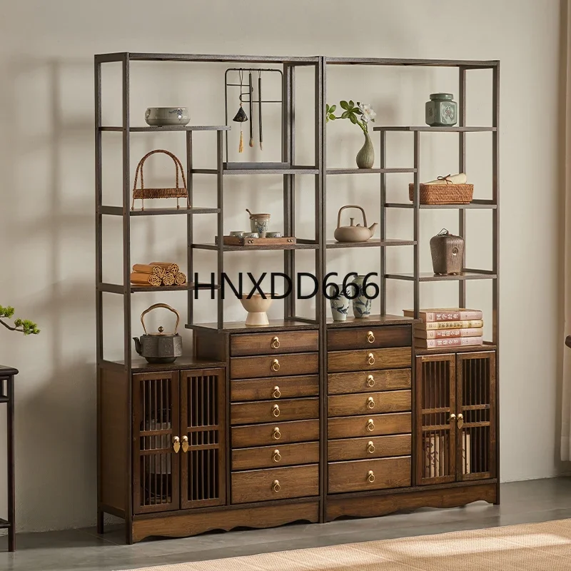 Bogu frame tea room tea set storage decorative ornament