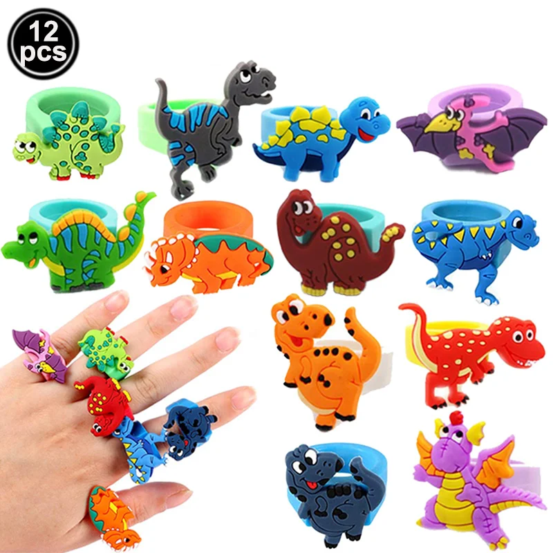 Dino Bracelets Set Kids Favors Gift For Jurassic World Dinosaur Party Birthday Matching Baby Shower Decoration