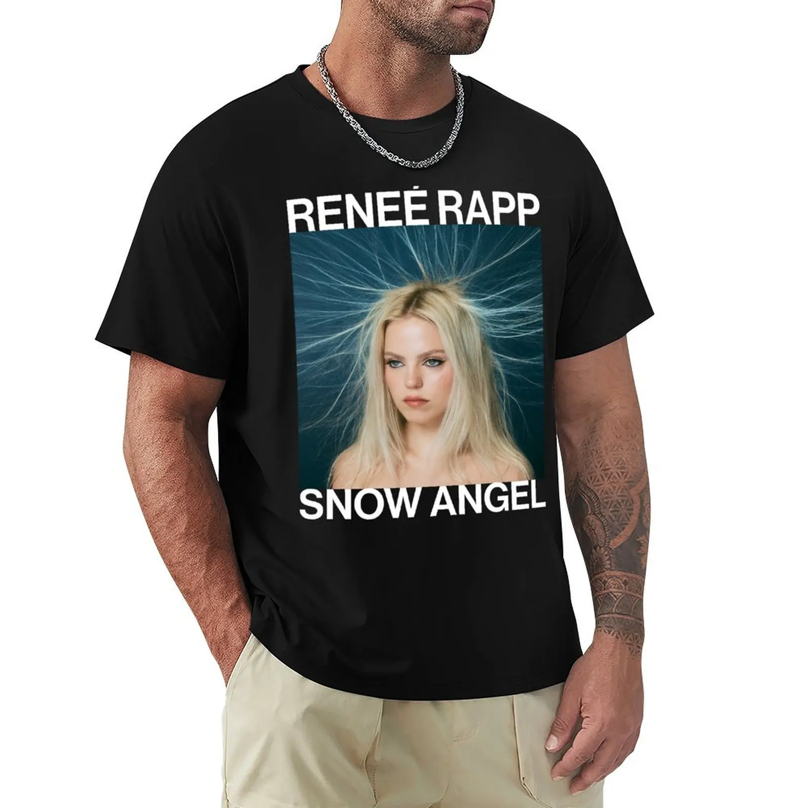 Snow Angel - Reneé Rapp T-Shirt Plus Size Basic Cotton T-Shirt